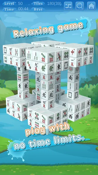 Скачать Stacker Mahjong 3D (Стаккер Маджонг 3Д) взлом на бесконечные деньги + мод меню screen 4