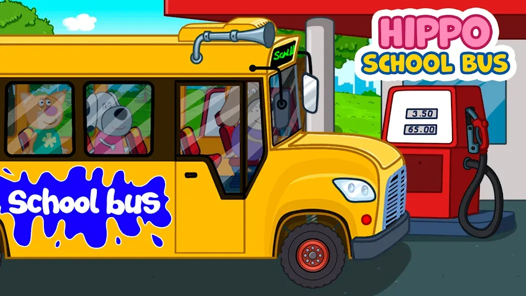 Скачать Kids School Bus Adventure взлом на бесконечные деньги + мод меню screen 2