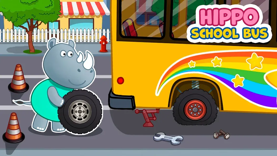 Скачать Kids School Bus Adventure взлом на бесконечные деньги + мод меню screen 4