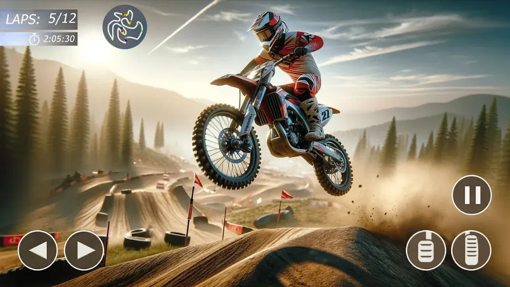 Скачать MX Bikes: Motocross Dirt bikes взлом на бесконечные деньги + мод меню screen 1