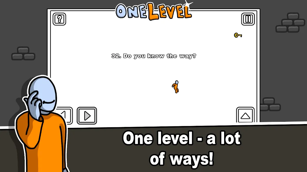 Скачать One Level: Stickman Jailbreak (Уан Левел) взлом на бесконечные деньги + мод меню screen 3