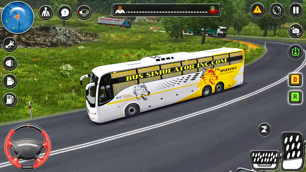 Скачать City Coach Bus City Bus Games взлом на бесконечные деньги + мод меню screen 4