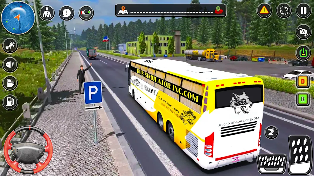 Скачать City Coach Bus City Bus Games взлом на бесконечные деньги + мод меню screen 5