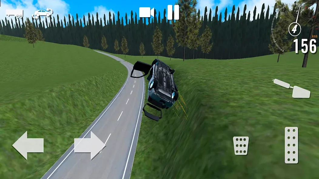 Скачать Car Crash Simulator: Accident (Кар Симулятор Столкновений) взлом на бесконечные деньги + мод меню screen 2