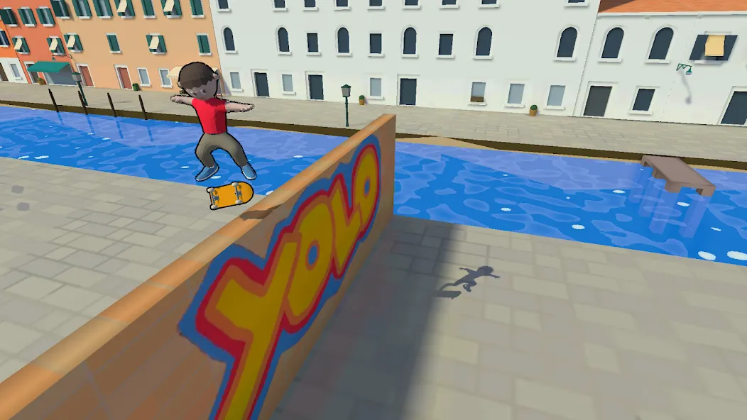 Скачать Skate King: Skateboard Stunts (Скейт Кинг) взлом на бесконечные деньги + мод меню screen 2