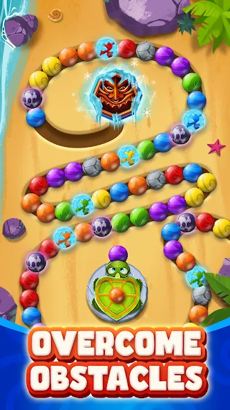 Скачать Marble Woka Woka: Jungle Blast взлом на бесконечные деньги + мод меню screen 3