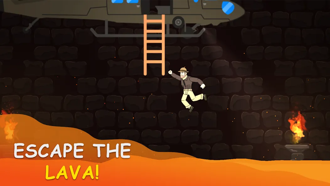 Скачать Volcano Escape (Вулканическое бегство) взлом на бесконечные деньги + мод меню screen 2