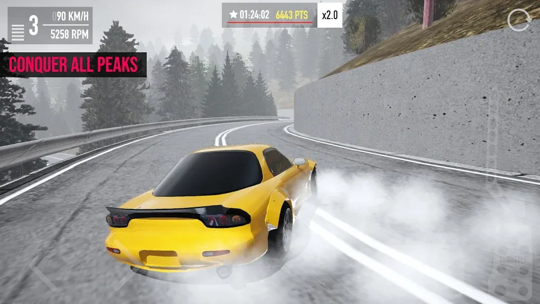 Скачать The Touge (Зе Тоуге) взлом на бесконечные деньги + мод меню screen 2