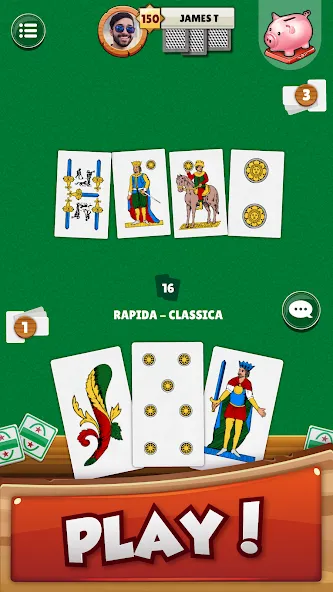 Скачать Scopa — Italian Card Game (Скопа) взлом на бесконечные деньги + мод меню screen 1