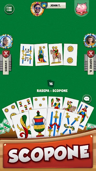 Скачать Scopa — Italian Card Game (Скопа) взлом на бесконечные деньги + мод меню screen 4