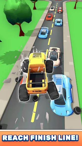 Скачать Monster Truck Rampage (Монстр Трак Рэмпейдж) взлом на бесконечные деньги + мод меню screen 1