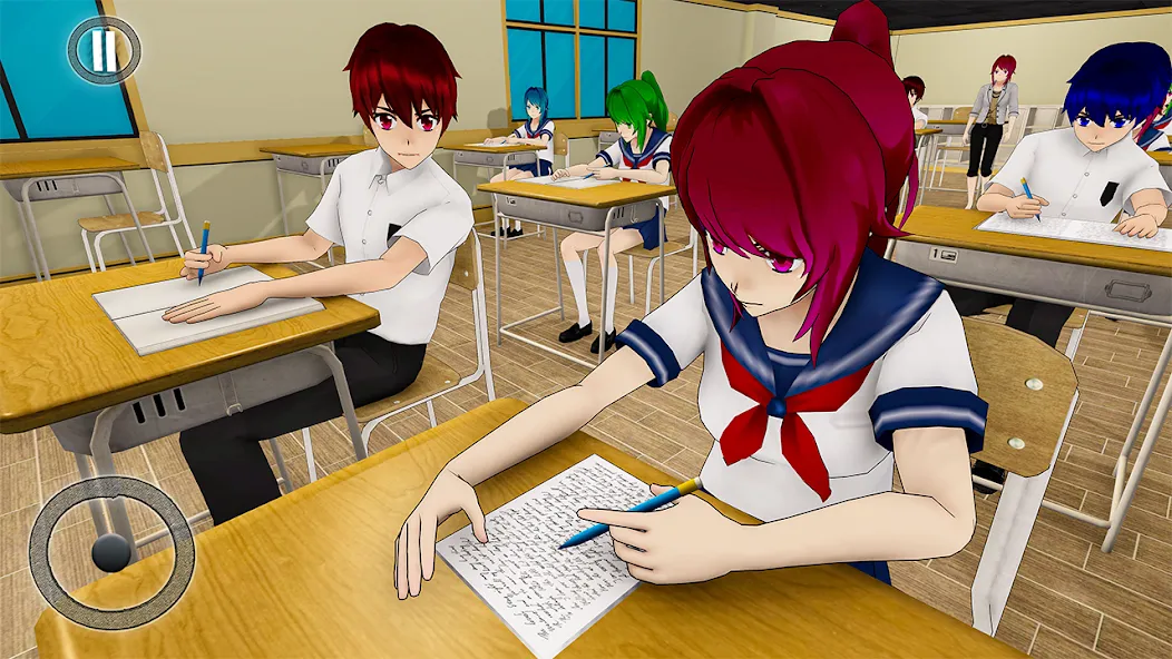 Скачать Anime Girl School Teacher 3D взлом на бесконечные деньги + мод меню screen 1