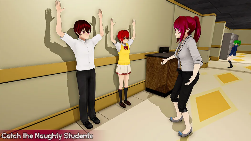 Скачать Anime Girl School Teacher 3D взлом на бесконечные деньги + мод меню screen 3