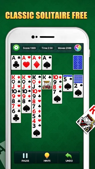 Скачать Solitaire Puzzle : Card Jigsaw (Солитер головоломка) взлом на бесконечные деньги + мод меню screen 1