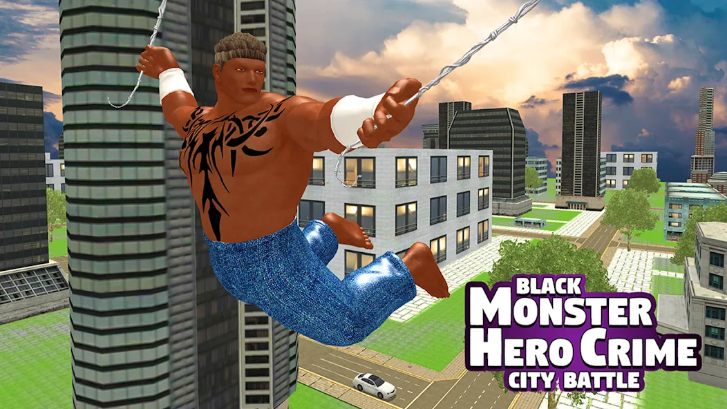 Скачать Black Monster Hero City Battle взлом на бесконечные деньги + мод меню screen 4