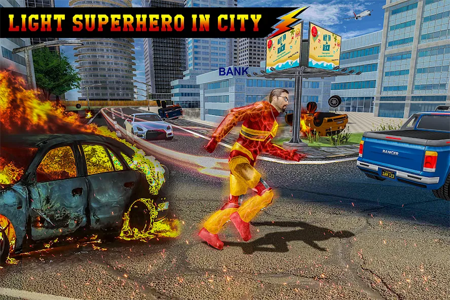 Скачать Light Superhero Speed Hero взлом на бесконечные деньги + мод меню screen 3