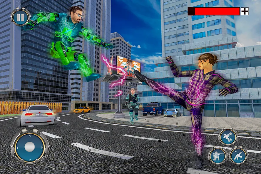 Скачать Light Superhero Speed Hero взлом на бесконечные деньги + мод меню screen 4