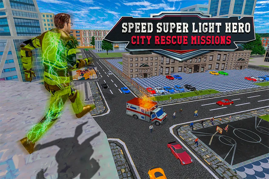 Скачать Light Superhero Speed Hero взлом на бесконечные деньги + мод меню screen 5