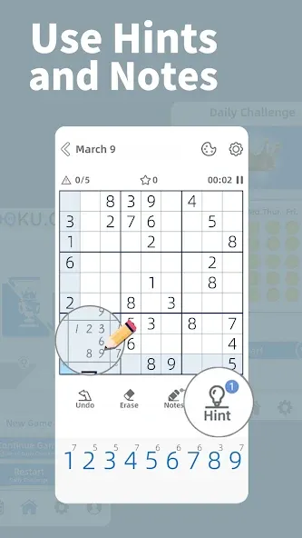 Скачать AGED Sudoku (Эйджд Судоку) взлом на бесконечные деньги + мод меню screen 2