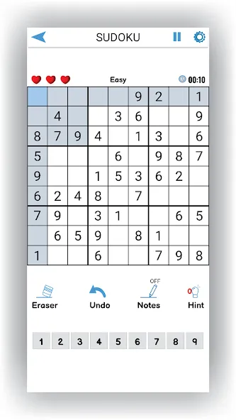 Скачать Sudoku Offline: Hard Puzzles (Судоку Оффлайн) взлом на бесконечные деньги + мод меню screen 1