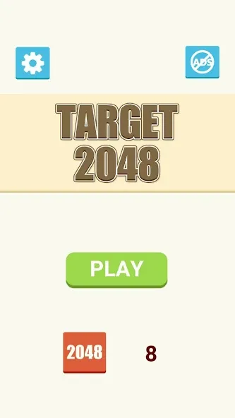 Скачать Target 2048 (Таргет 2048) взлом на бесконечные деньги + мод меню screen 1