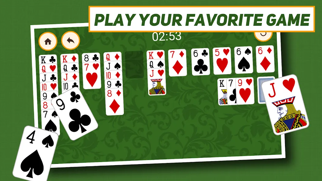 Скачать Klondike Solitaire: Classic взлом на бесконечные деньги + мод меню screen 5