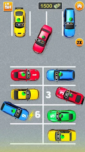 Скачать Park Master: Car Parking Jam взлом на бесконечные деньги + мод меню screen 2