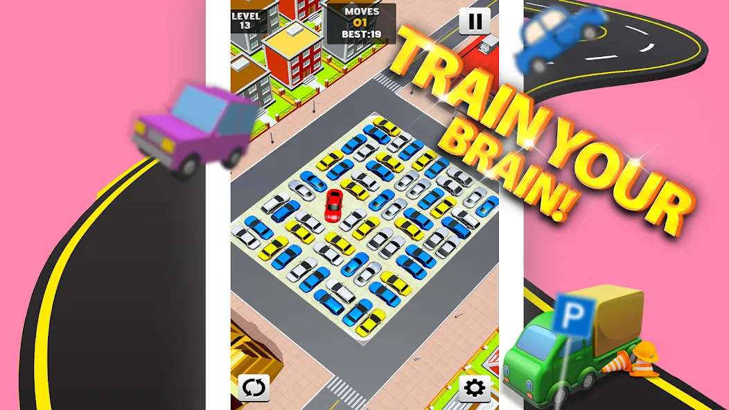 Скачать Park Master: Car Parking Jam взлом на бесконечные деньги + мод меню screen 4