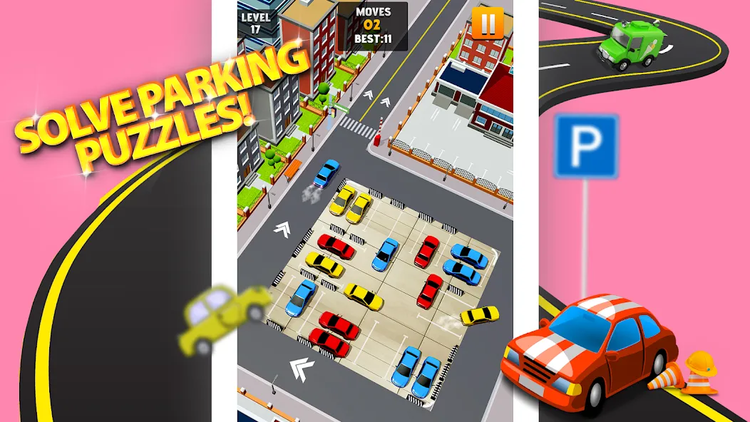 Скачать Park Master: Car Parking Jam взлом на бесконечные деньги + мод меню screen 5