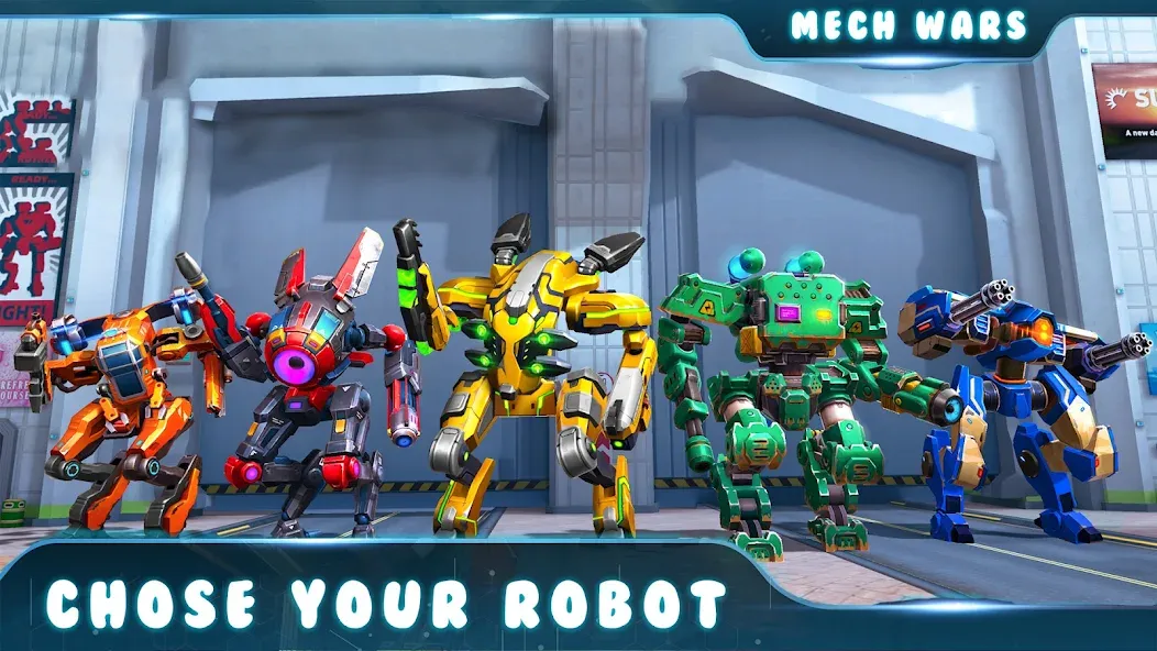 Скачать Spider Mech Wars — Robot Game взлом на бесконечные деньги + мод меню screen 3