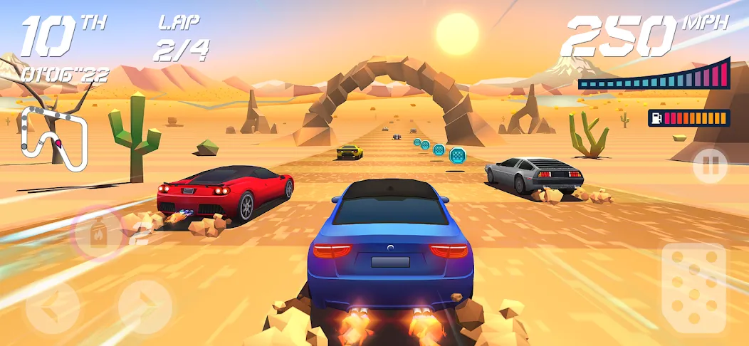 Скачать Horizon Chase – Arcade Racing (Хорайзон Чейс) взлом на бесконечные деньги + мод меню screen 5