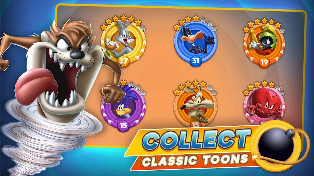 Скачать Looney Tunes™ World of Mayhem взлом на бесконечные деньги + мод меню screen 1