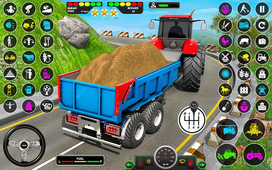 Скачать Tractor Farming: Tractor Games (Тракторное хозяйство) взлом на бесконечные деньги + мод меню screen 4