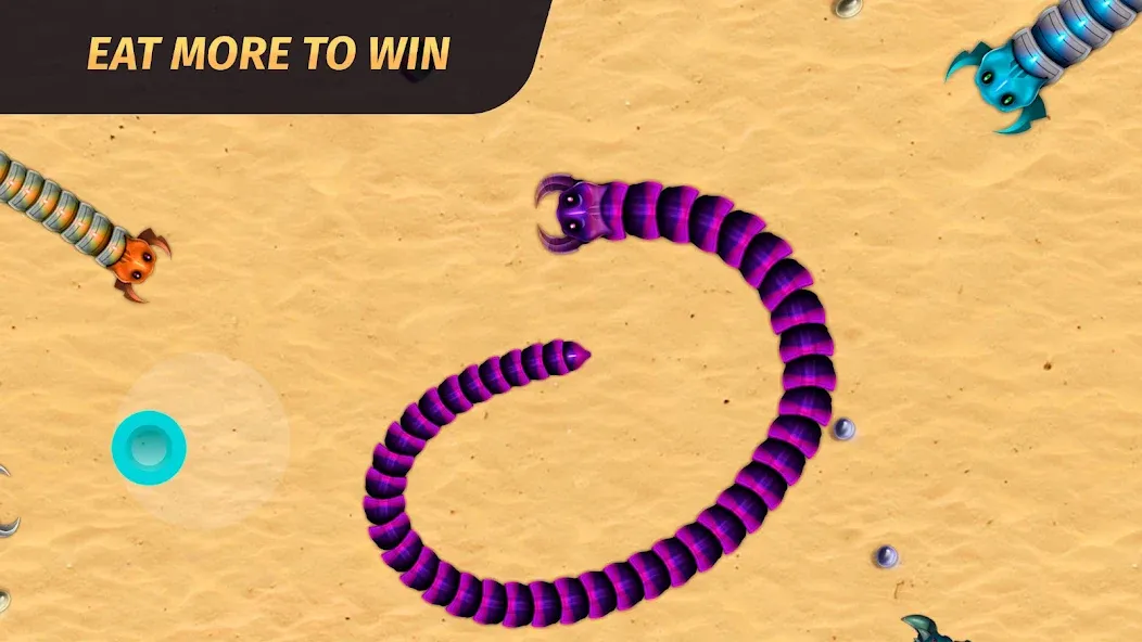 Скачать Worm.io — Gusanos Battle взлом на бесконечные деньги + мод меню screen 3