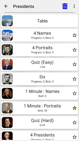 Скачать US Presidents and History Quiz взлом на бесконечные деньги + мод меню screen 3