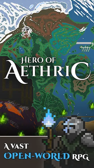 Скачать Hero of Aethric | Classic RPG взлом на бесконечные деньги + мод меню screen 1