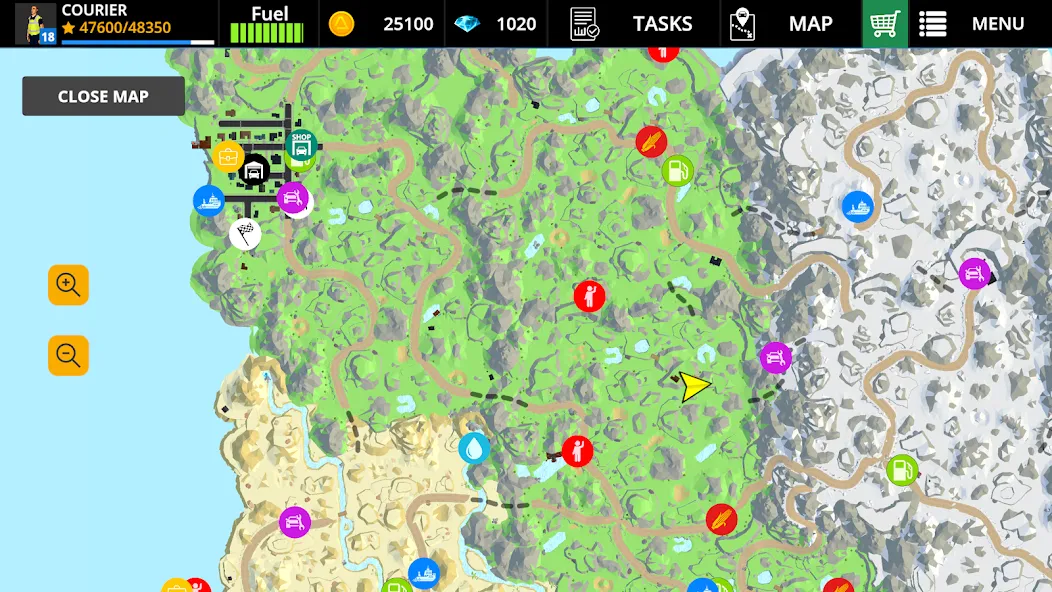 Скачать Driving Zone: Offroad Lite (Драйвинг зоне) взлом на бесконечные деньги + мод меню screen 4