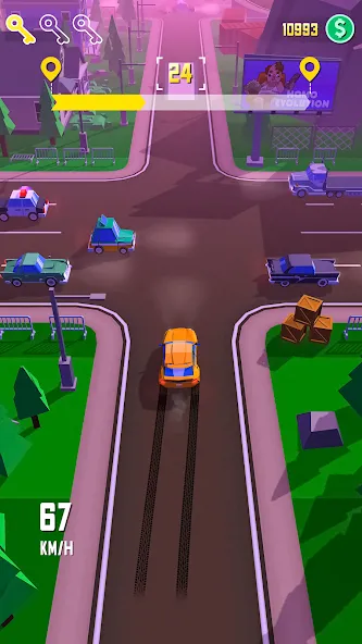 Скачать Taxi Run: Traffic Driver (Такси Ран) взлом на бесконечные деньги + мод меню screen 1