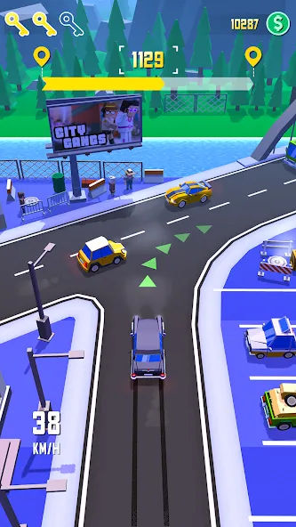 Скачать Taxi Run: Traffic Driver (Такси Ран) взлом на бесконечные деньги + мод меню screen 2