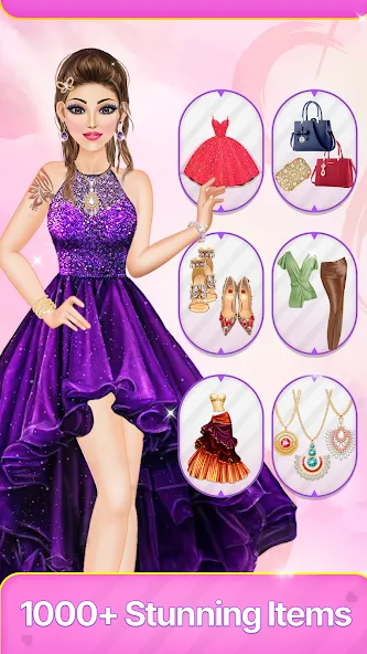 Скачать Dress Up Fashion: Makeup Games взлом на бесконечные деньги + мод меню screen 4