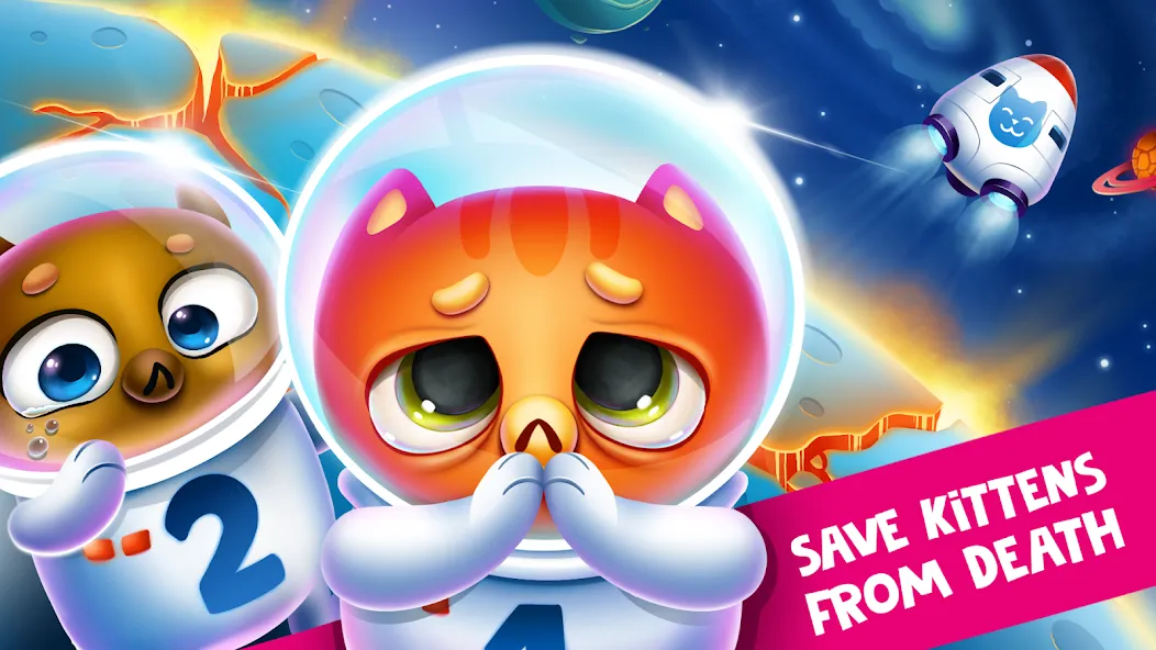 Скачать Space Cat Evolution: Kitty col взлом на бесконечные деньги + мод меню screen 1