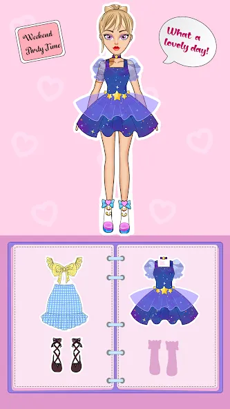 Скачать DIY Paper Princess Doll Games взлом на бесконечные деньги + мод меню screen 4