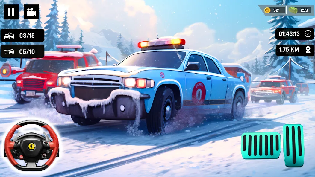 Скачать Police Car Kids Driving Game (Кидс Полис Геймс) взлом на бесконечные деньги + мод меню screen 3