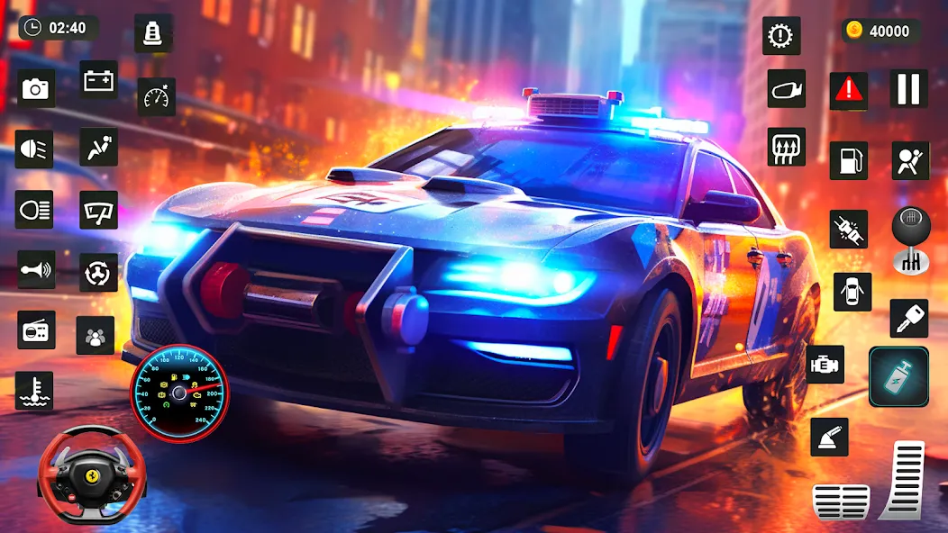 Скачать Police Car Kids Driving Game (Кидс Полис Геймс) взлом на бесконечные деньги + мод меню screen 4