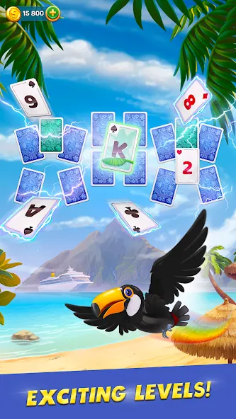 Скачать Solitaire Cruise: Card Games (Солитер Круиз) взлом на бесконечные деньги + мод меню screen 4