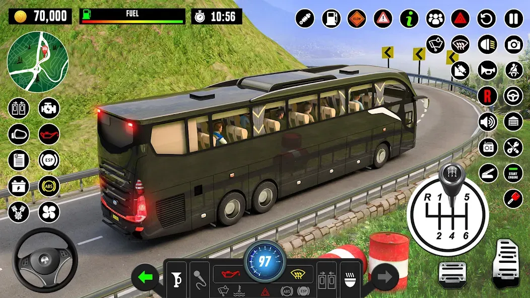 Скачать Bus Driving School : Bus Games взлом на бесконечные деньги + мод меню screen 2