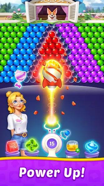 Скачать Bubble Shooter Home взлом на бесконечные деньги + мод меню screen 2