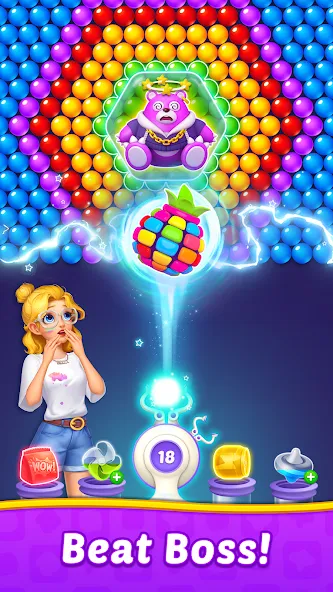 Скачать Bubble Shooter Home взлом на бесконечные деньги + мод меню screen 3