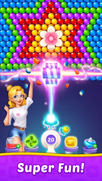 Скачать Bubble Shooter Home взлом на бесконечные деньги + мод меню screen 4