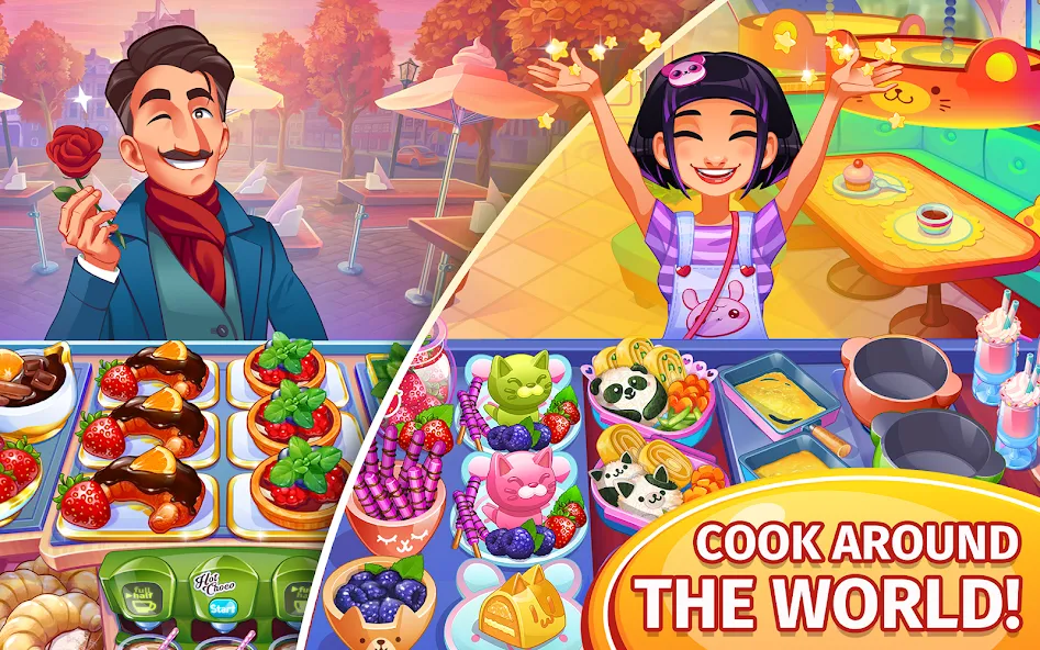 Скачать Cooking Craze: Restaurant Game взлом на бесконечные деньги + мод меню screen 2